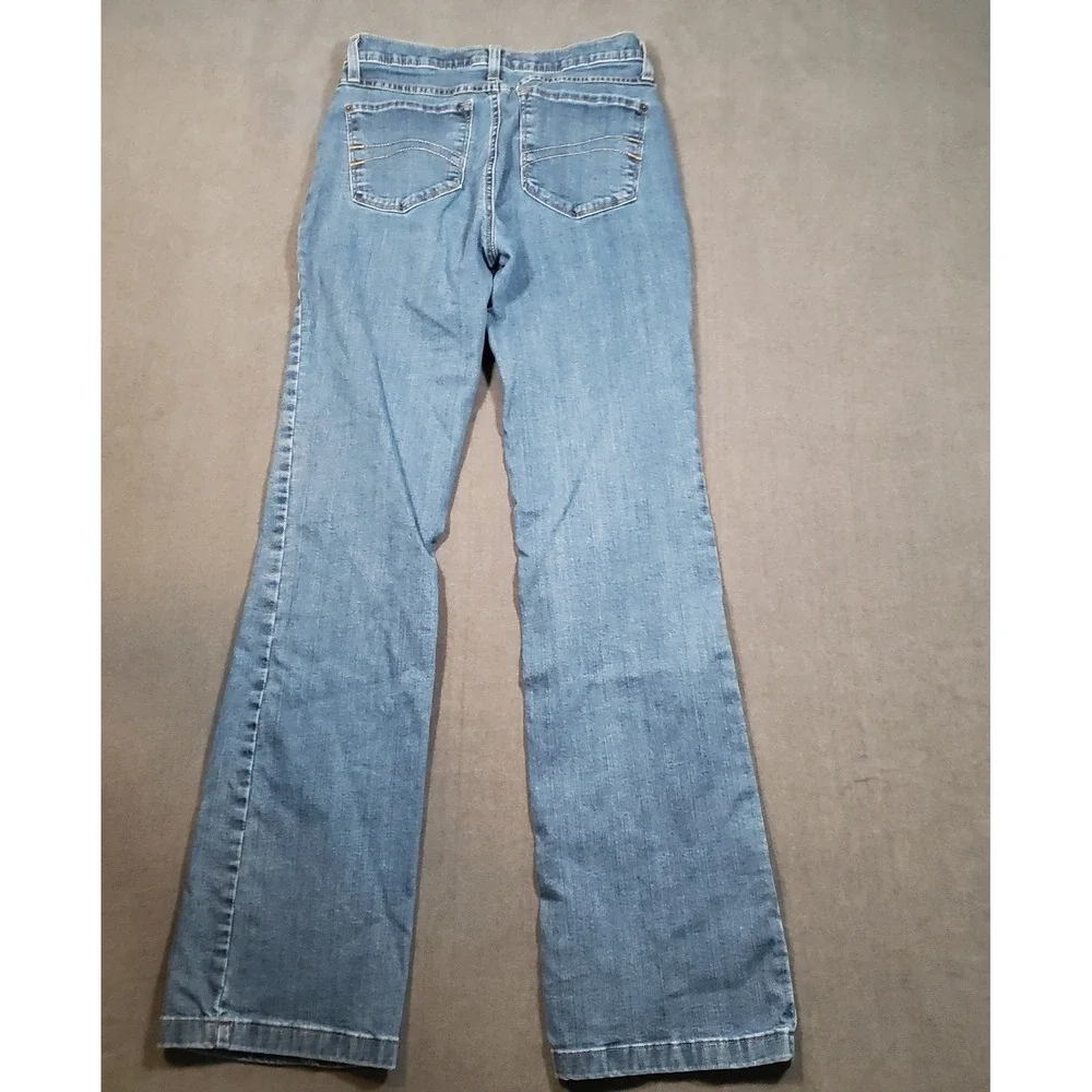 YOGA Jeans Bootcut Jeans Womens 29 Blue Second Skin Mid Rise Denim SWP-1507